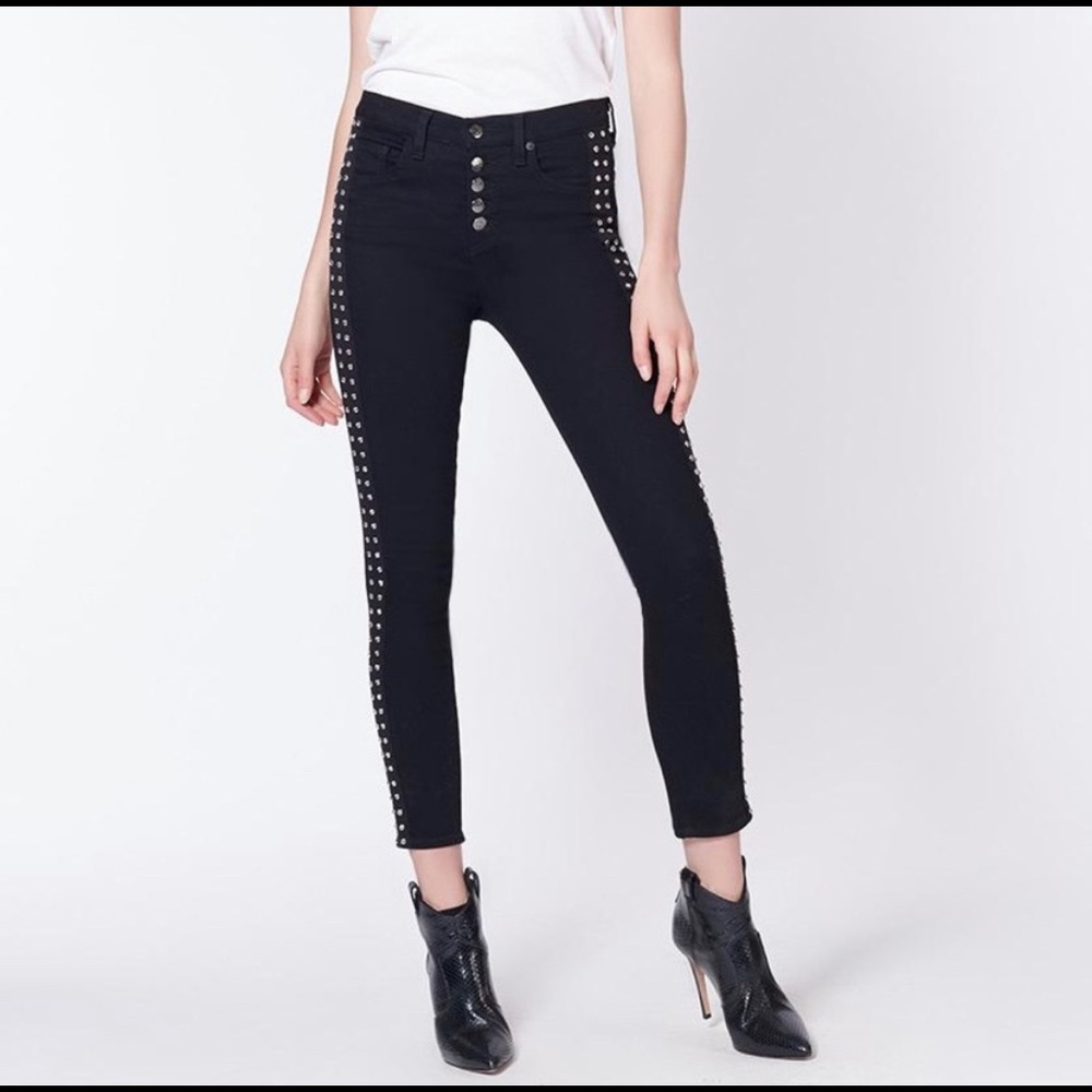 EUC Veronica Beard Debbie’s Rhinestone Studded Jeans 25